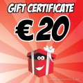 Kadobon Van 20 Euro