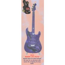 Guitar Mania Marine Life Rocks Fender Guitar
