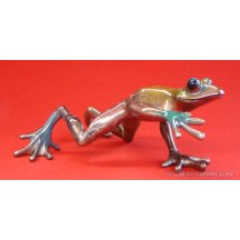 Fabulous Forest Frogs 2 Legs Stretched  Statue