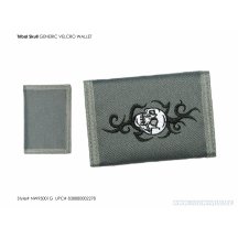Tribal Skull Grey Wallet