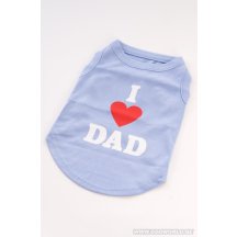 I Love Dad Dog Tshirt