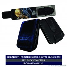 megadeth Painted Embossed Draagbare Muziek Speler Hoes