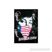 Green Day Poster Textiel