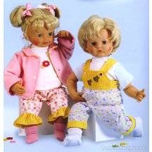 Schildkröt Peterle And Sylvia Poupée Set Of 2