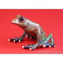 Fabulous Forest Frogs Gold Jump Statue