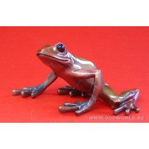Fabulous Forest Frogs Stretched Left Statue