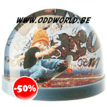 Skater Snow Globe