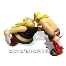 Asterix And Obelix Ordralphabetix And Cetautomatix Resin Statue