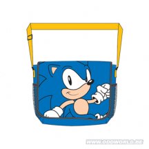 Sonic Blue, Face Unisex Messengerbag 