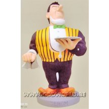 Bob Et Bobette Jérôme As Waiter Restaurant Statue
