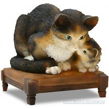 Henriette Ronner-knip Attentive Mother 1887 Statue