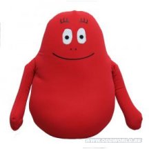 Barbapapa   Kussen Pluche Rood