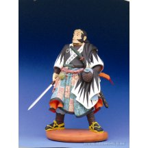 Ukiyo-e   Samurai Standing With Sword In Hand By Utagawa Kuniyoshi   Beeld