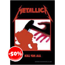 Metallica Kill Em All Textiel Poster