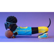 Hot Diggity Dogs Long Shot Dashond Teckel Hond Beeld
