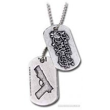 Bullet For My Valentine Script And Gun Dog Tag