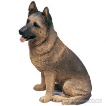 Duitse Scheper hond groot beeld