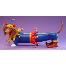 Hot Diggity Dogs Joker Dashond Teckel Hond Beeld