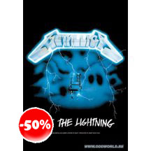 Metallica Ride The Lightning Textiel Poster Vlag