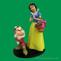 Sneeuwwitje Sneewwitje & Grumpy Beeld